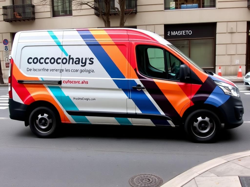 Ploteo vehicular con vinilo en auto comercial